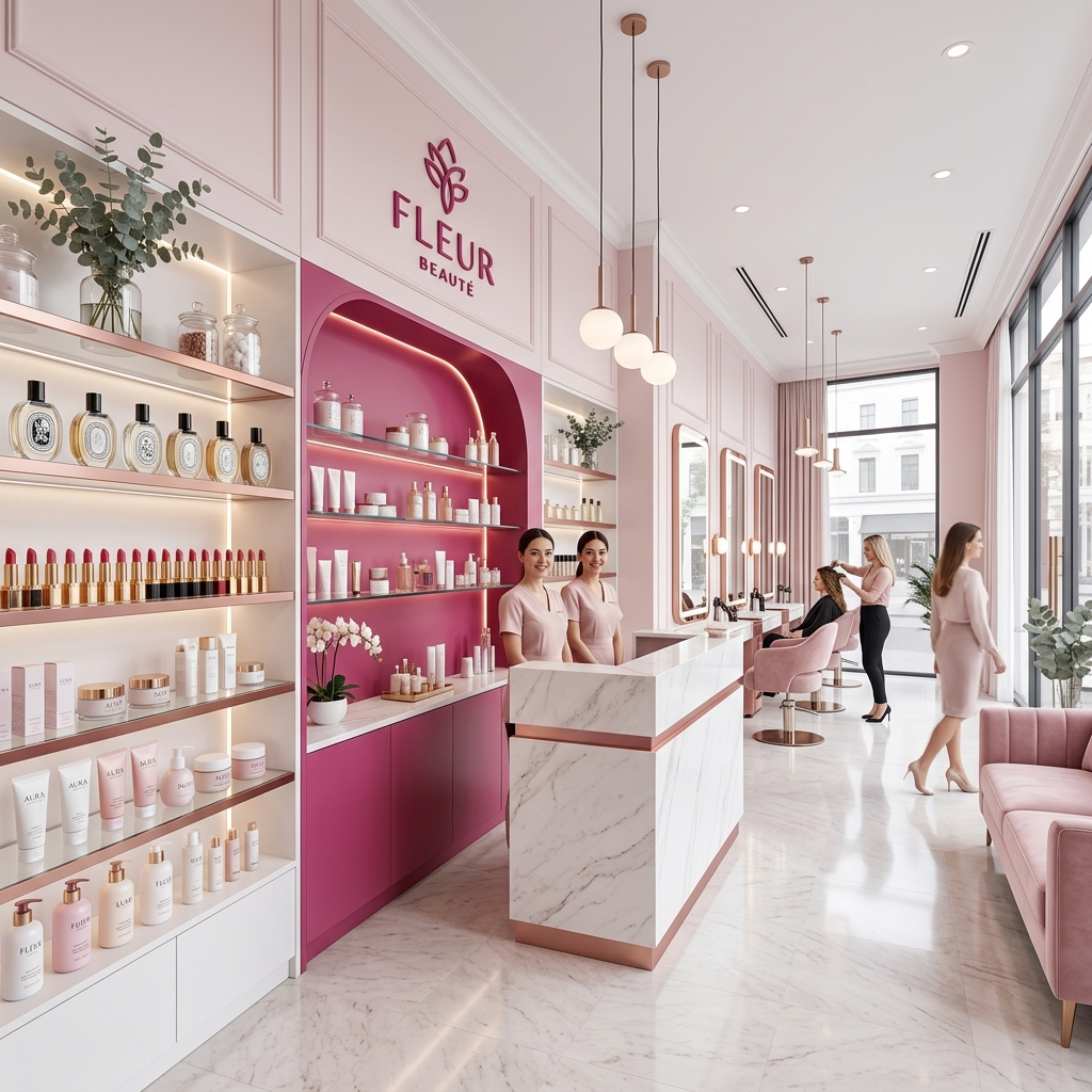 Vitrine Virtual Fleur Beauté